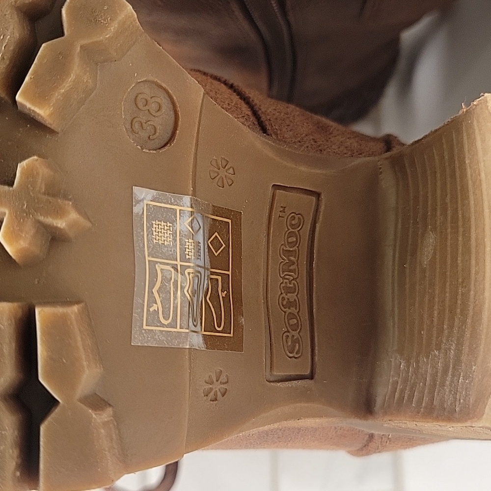 Softmoc Topanga Ankle Boots Brown Size EU 38 US 7 - Picture 9 of 11